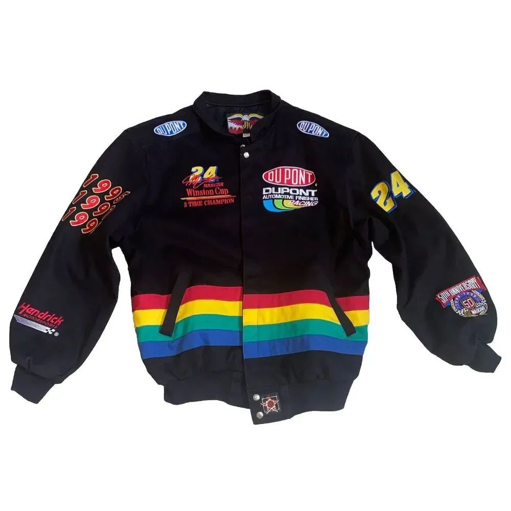 Vintage Jeff Gordon NASCAR Winston Cup Racing Jacket 3X Champion Grail SIZE: 2XL